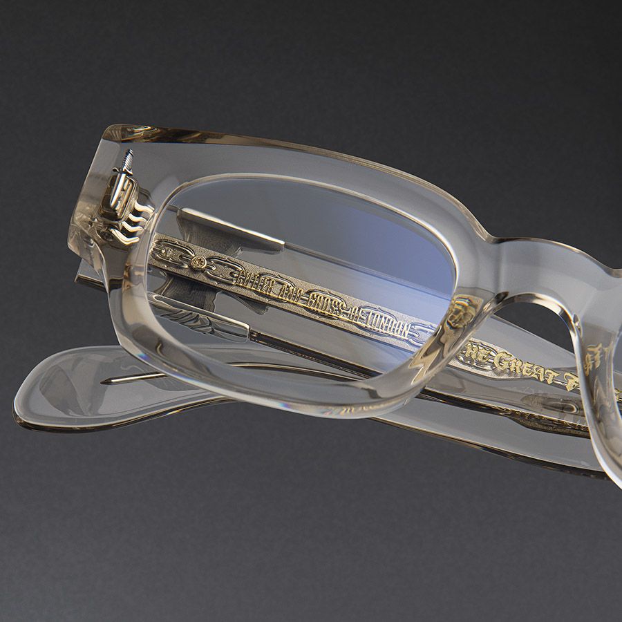 The Great Frog Soaring Eagle Square Optical Glasses-Sand Crystal