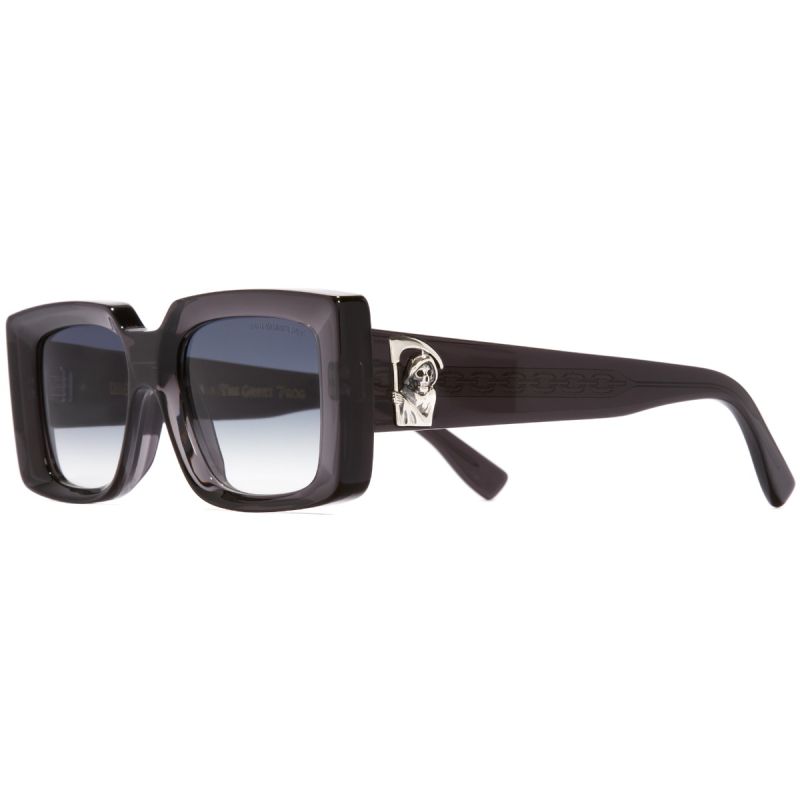 The Great Frog Mini Reaper Square Sunglasses-Dark Grey 