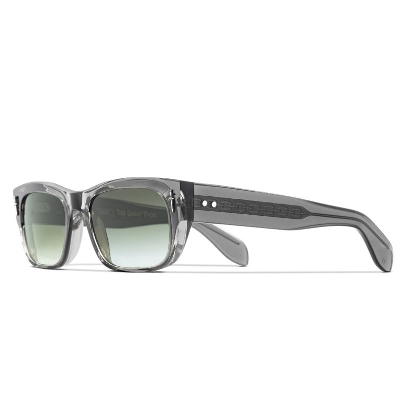 The Great Frog Dagger Square Sunglasses-Pewter Grey