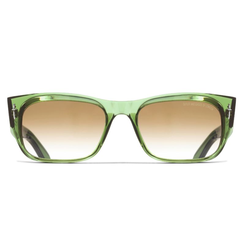 The Great Frog Dagger Square Sunglasses-Leaf Green