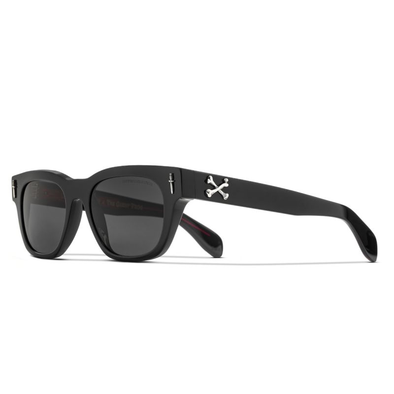 The Great Frog Crossbones Square Sunglasses-Black