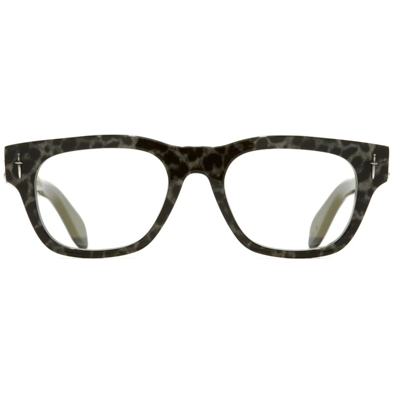 The Great Frog Crossbones Square Optical Glasses-Leopard on Black