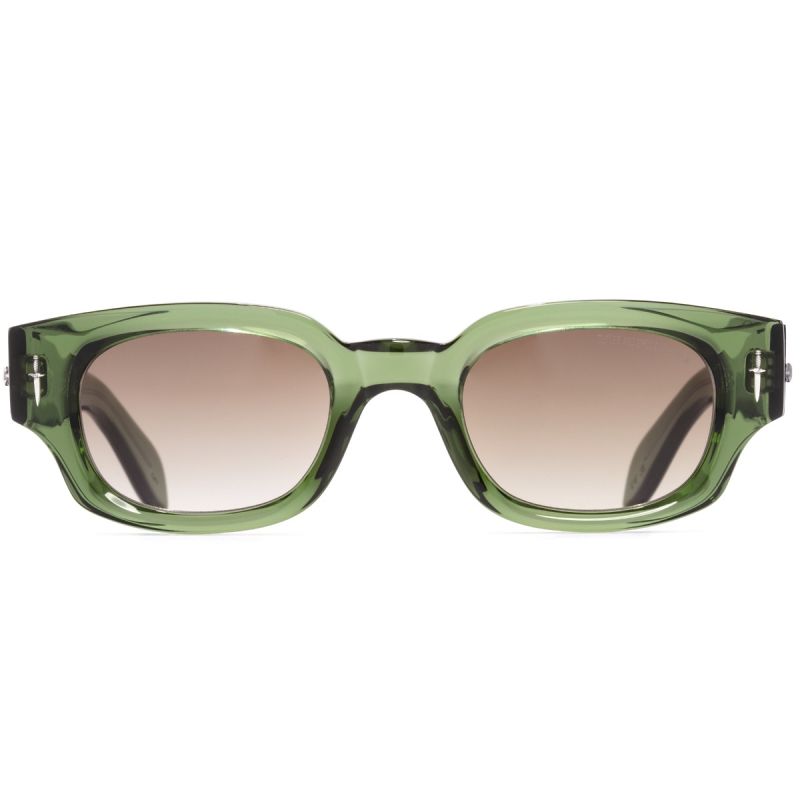 The Great Frog Soaring Eagle Rectangle Sunglasses-Leaf Green