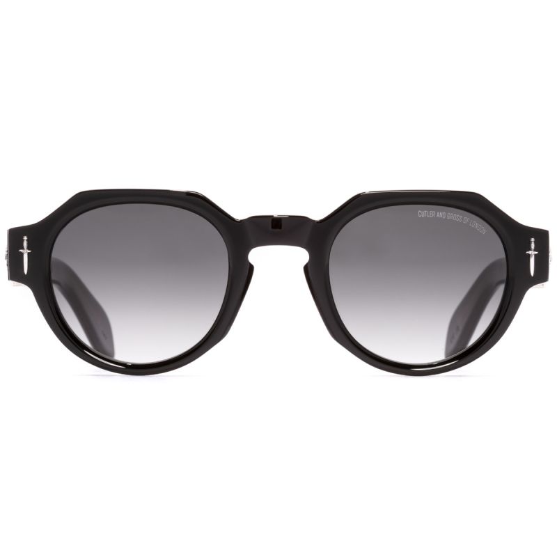 The Great Frog Lucky Diamond I Round Sunglasses-Black