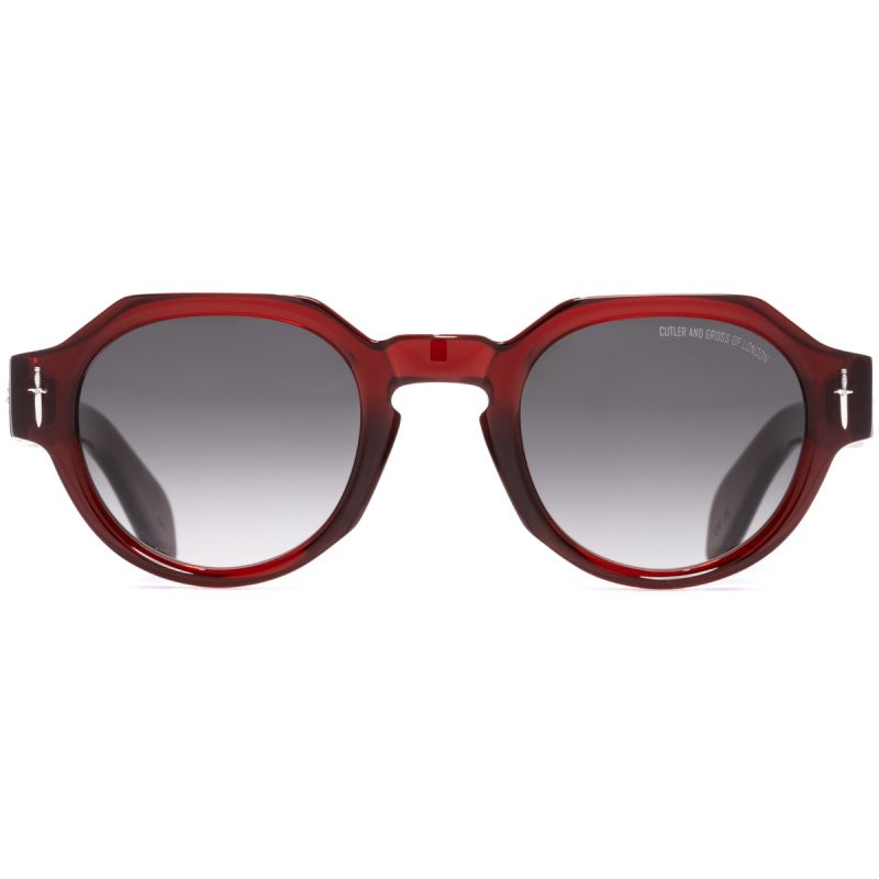 The Great Frog Lucky Diamond I Round Sunglasses-Red Jed