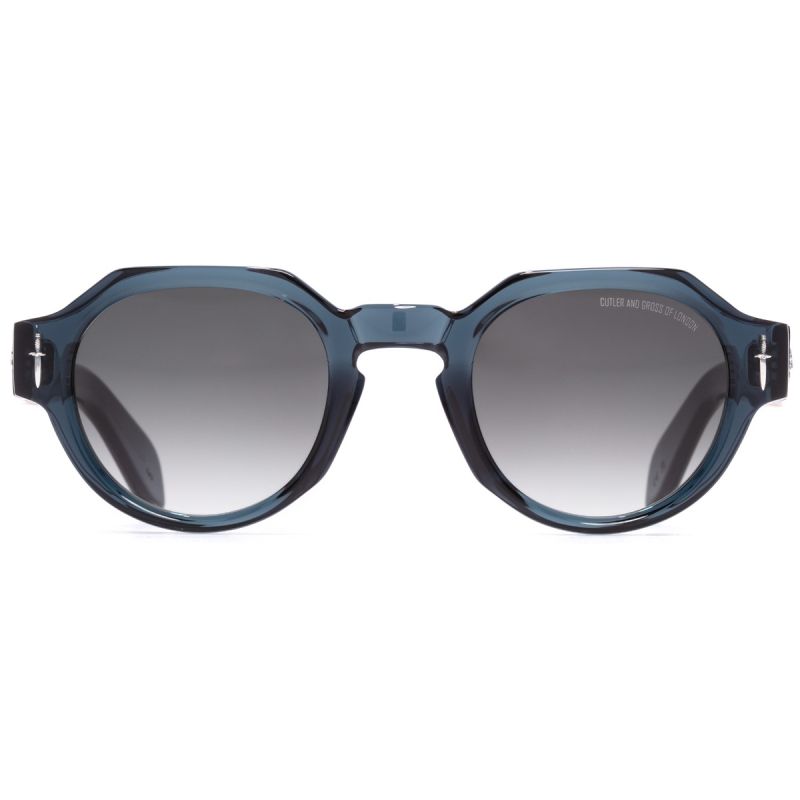 The Great Frog Lucky Diamond I Round Sunglasses-Deep Blue