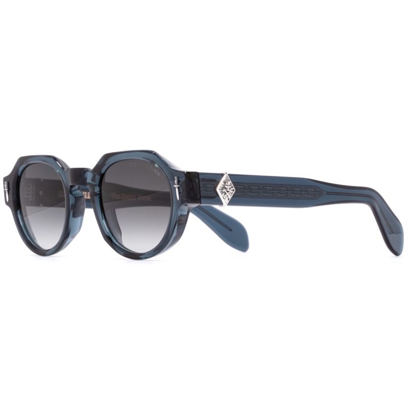 The Great Frog Lucky Diamond I Round Sunglasses-Deep Blue