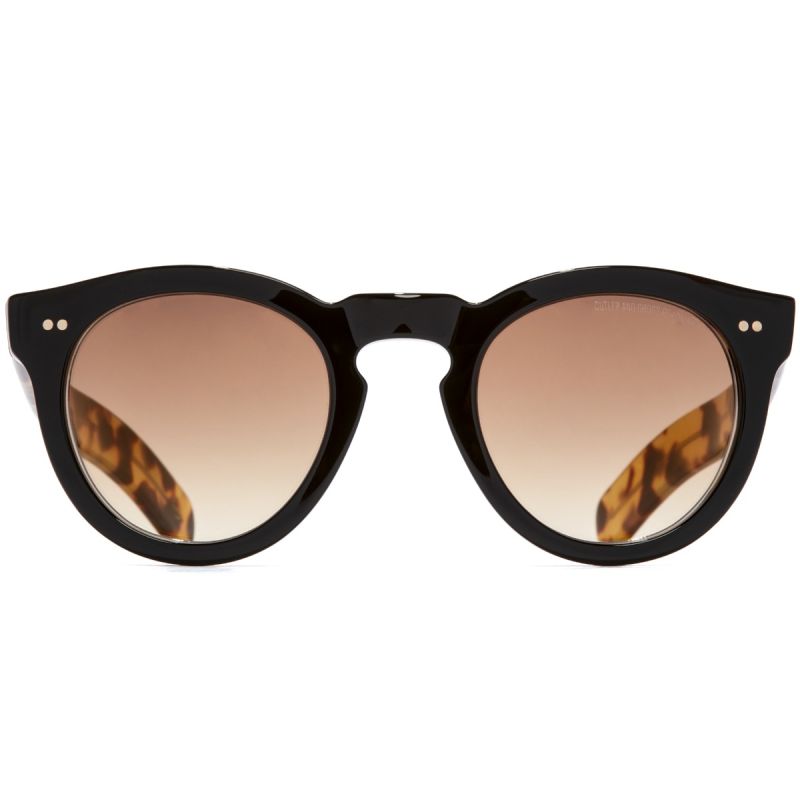 0734V2 Kingsman Round Sunglasses-Black On Camouflage