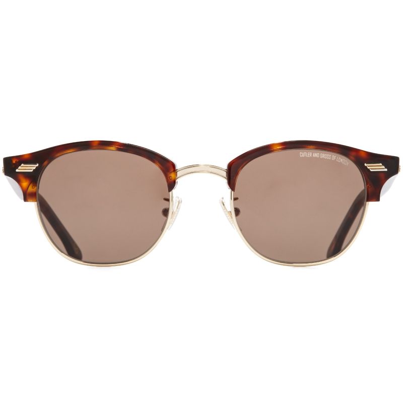 1334 Kingsman Round Sunglasses-Dark Turtle