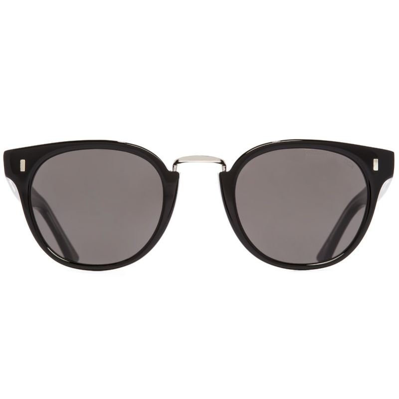 1336 Kingsman Round Sunglasses-Black