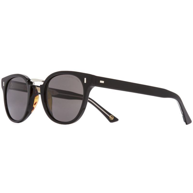 1336 Kingsman Round Sunglasses-Black