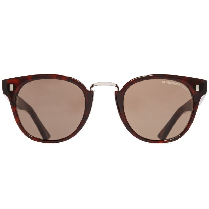 1336 Kingsman Round Sunglasses-Dark Turtle