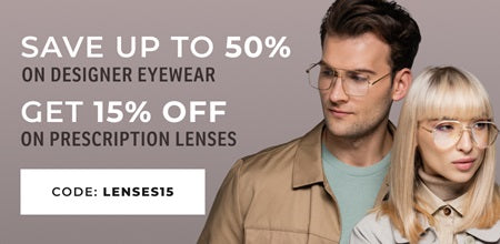 15% Off on Prescription Lenses at Designer Optics