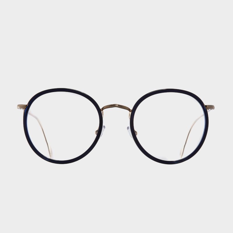 9000 Kingsman Optical Round Glasses-Classic Navy Blue